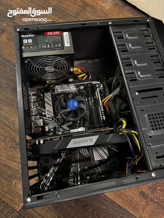 للبيع او البدل بحالة الوكالة جهاز core i5 كرت شاشة 3 مراوح GTX1660