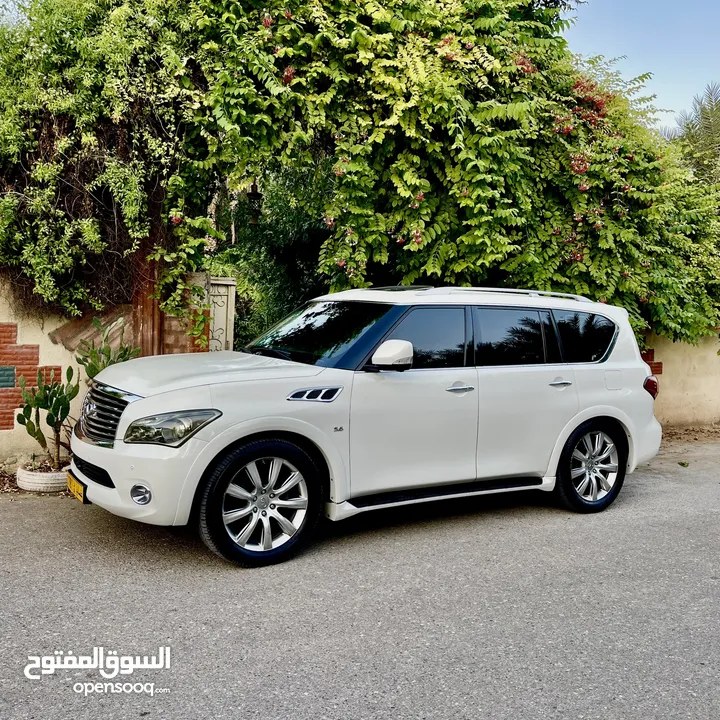 انفنتي QX80 2014 للبيع اول البدل