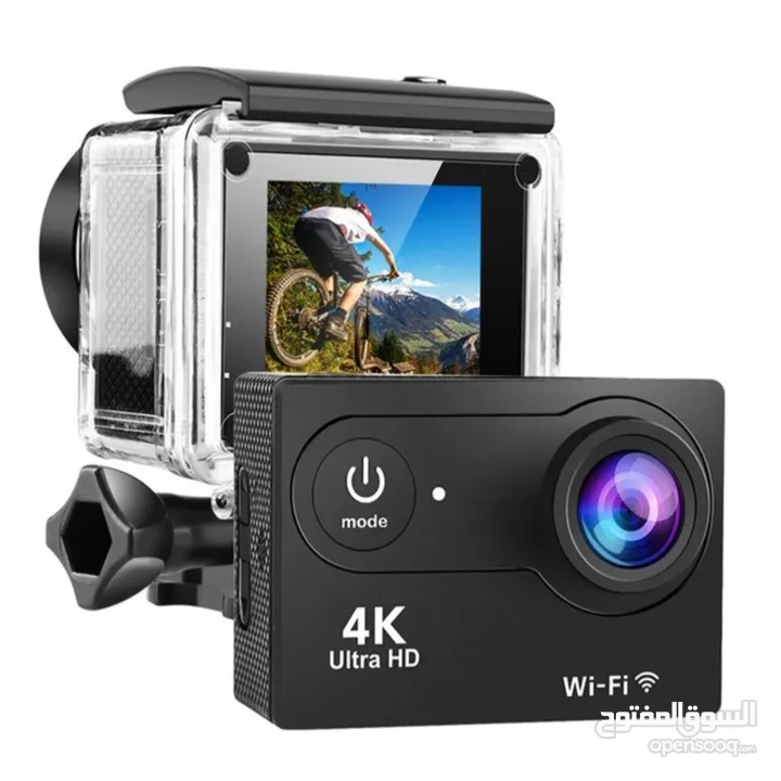 كاميرا 4K رياضية اكشن تصوير اثناء ركوب الدرجات ركوب الخيل ركوب الأمواج تصوير الأعماق، تسلق الجبال بد