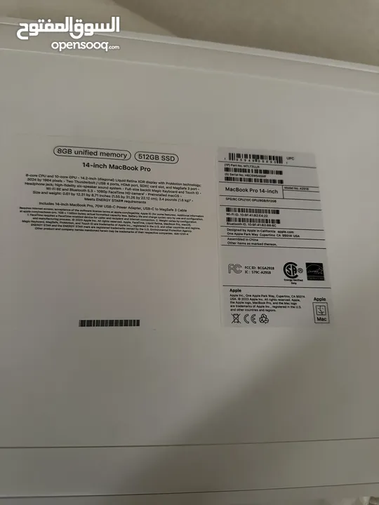 The 14-inch MacBook Pro - BRAND NEW SEALED - Silver - 512GB SSD - 8GB unified memory