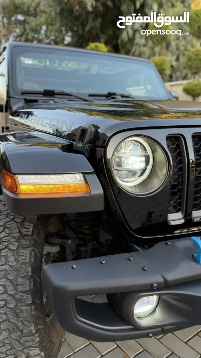 جيب رابيكون ترخيص 2022 محرك 2000 هايبرد plugin/يقطع على الشحنه 30 كيلو 375 حصان