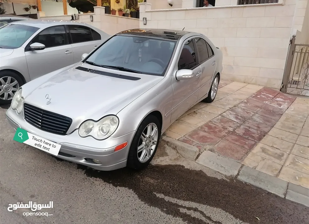 مرسيدس c320 اصلية للبيع او البدل على بكب