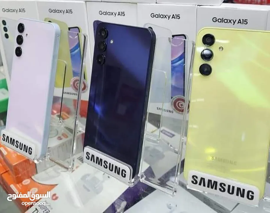 جديد Samsung A15 رام 8 و 12 و 16 جيجا 128 و 256 متوفر توصيل هدية كفر ولزقة وشاحن الاصلي