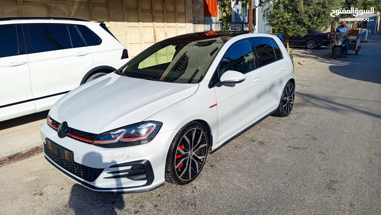 جولف جي تي اي mk7.5 2018 لون ابيض عاجي بالصلاة عالنبي فحص نخب