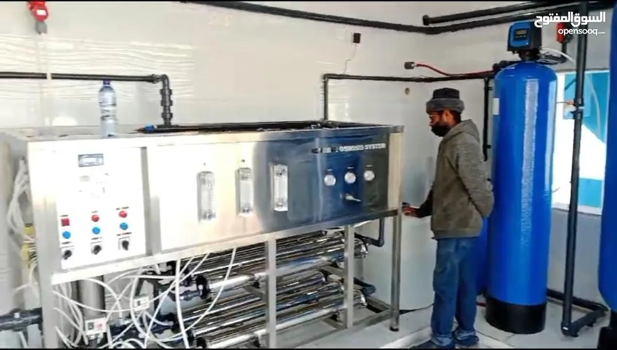 بلوتو لتجهيز محطة تحلية المياه في جميع أنحاء المملكة بأسعار  مناسبة للجميع تعبئة وتغليف كاسات الماء