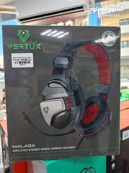 VERTUX Malaga Amplified Stereo Wired Gaming Headset