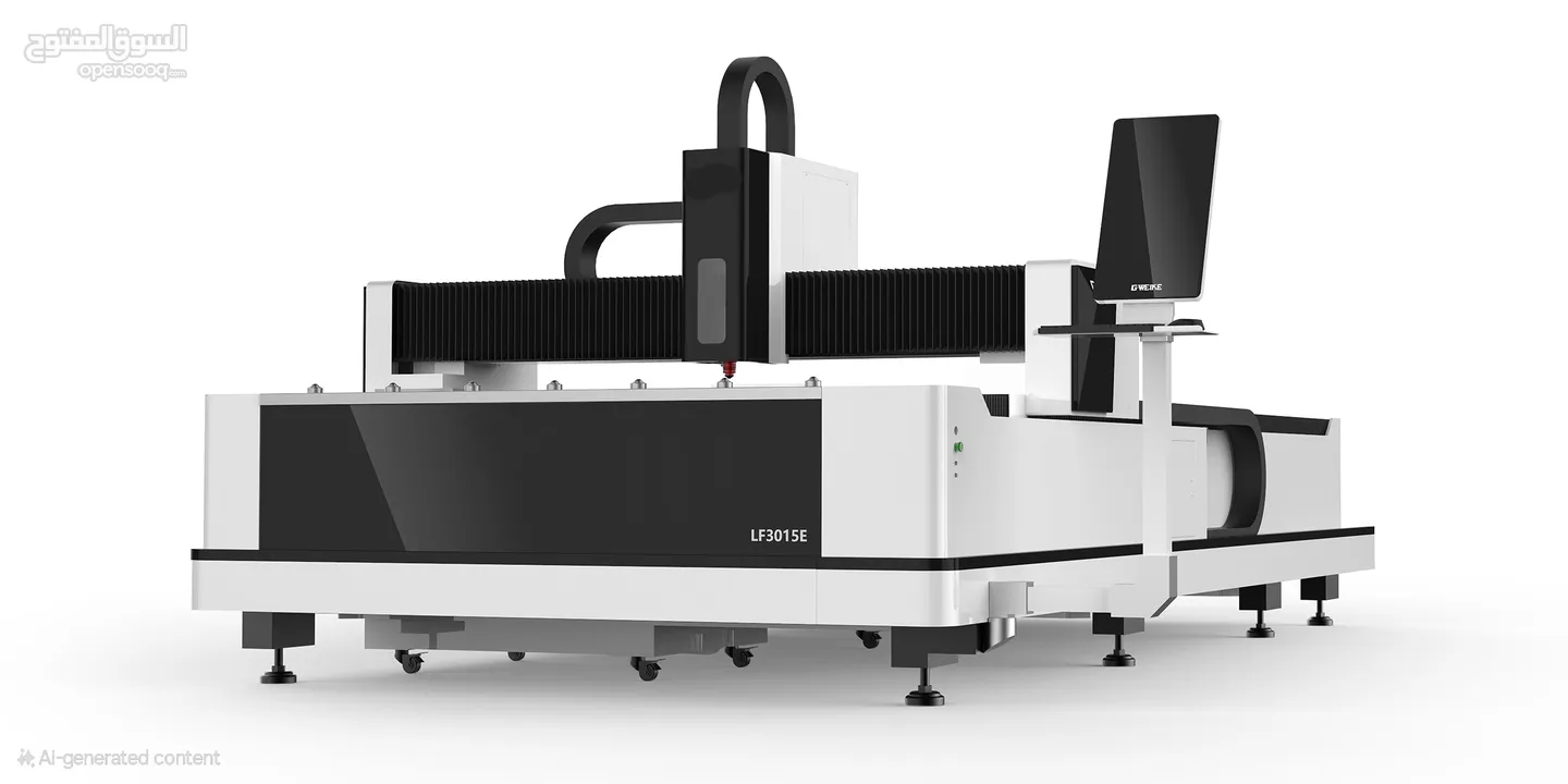 ماكينة CNC فايبر ليزر 3000 كيلو وات لقطع المعادن بالليزر