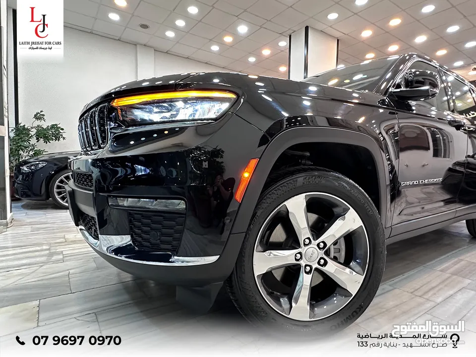 ‎جيب جراند شيروكي L ليميتد دفع رباعي V6 3.6L اعلى صنف 2022 ‏Jeep Grand Cherokee L Limited