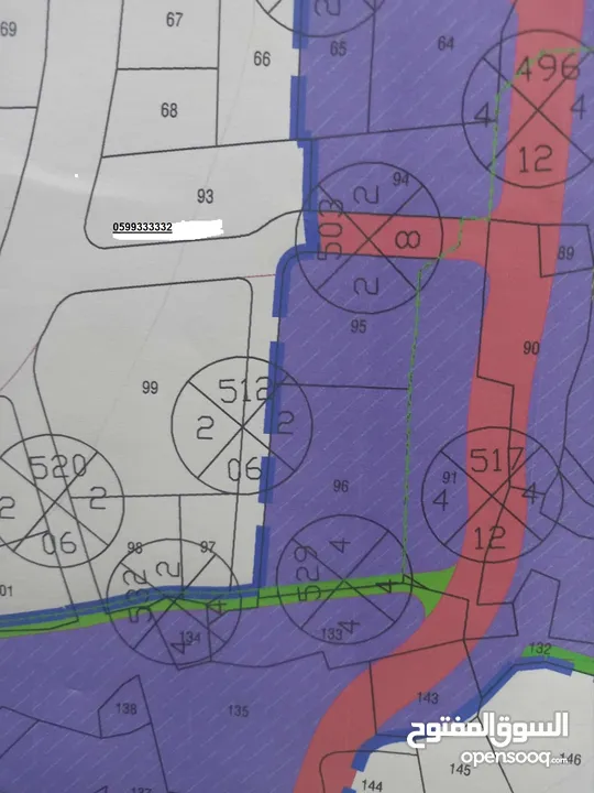أرض بمنتصف المنطقة الصناعية علي شارعين