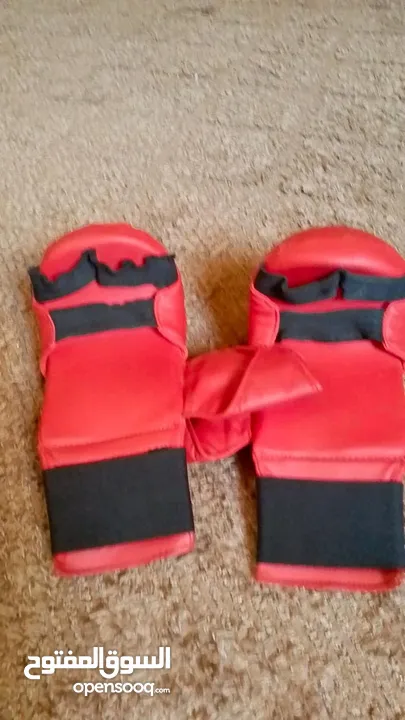 Kumite Gloves" أو قفازات القتال.