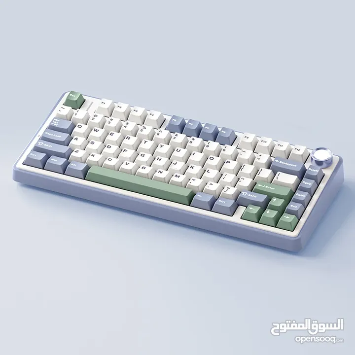 High-End Wireless keyboard كيبورد بمواصفات عاليا (2.4ghz + BT + Type C)