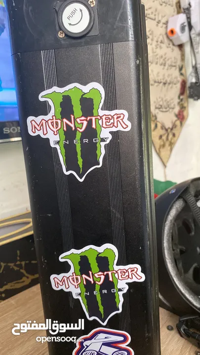 بسكليت كهربا مع كسداه الحاله جيده ومعه شنطه كبيره نوعن ما