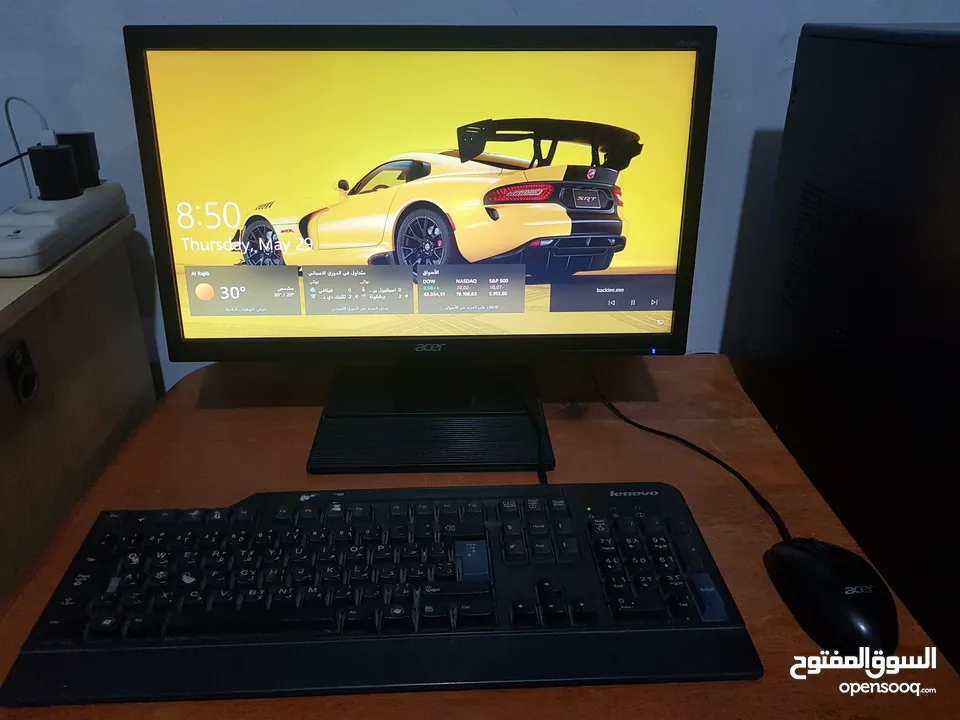 كمبيوتر pc Dell ssd gta v grand pubg free fire