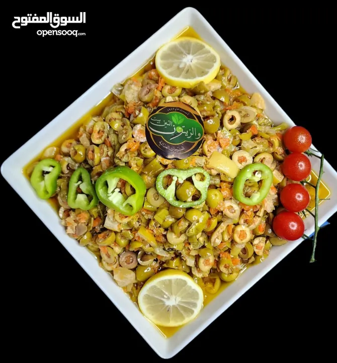 زيتون ومخللات جمله