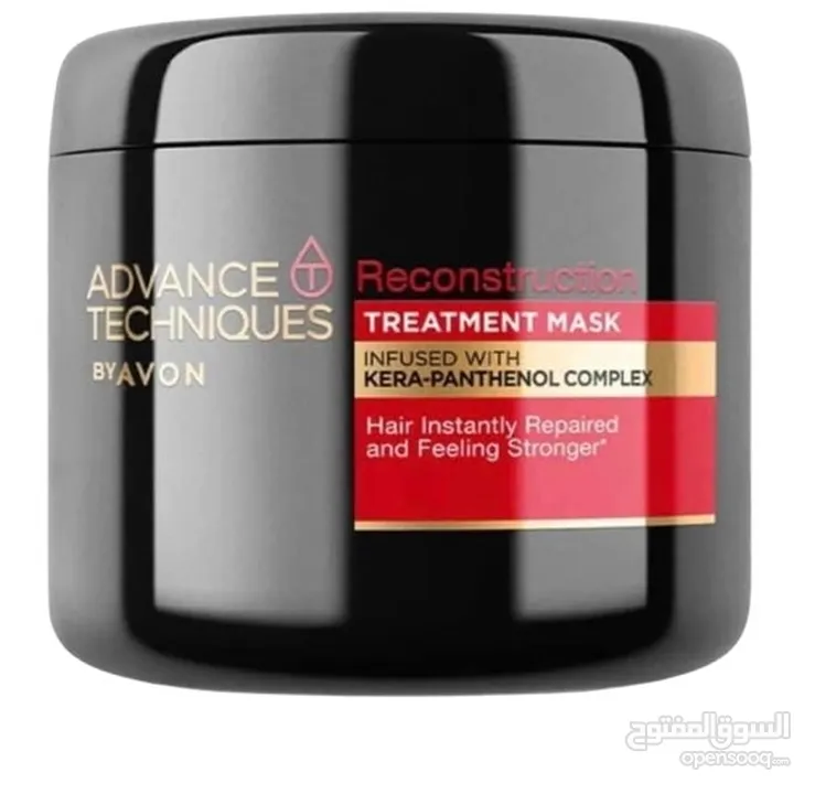 مجموعة AVON البولندية للعناية بالشعر شامبو وبلسم وماسك وسيروم