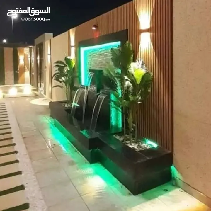 انشاء وبناء شلالات مياه موديلات حديثة