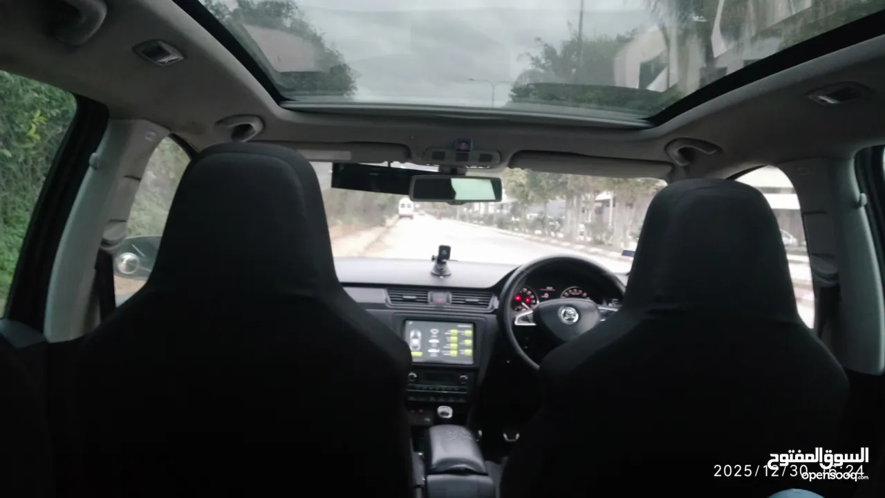 سكودا رابيد هاتشباك 2015 تدريب سياقة