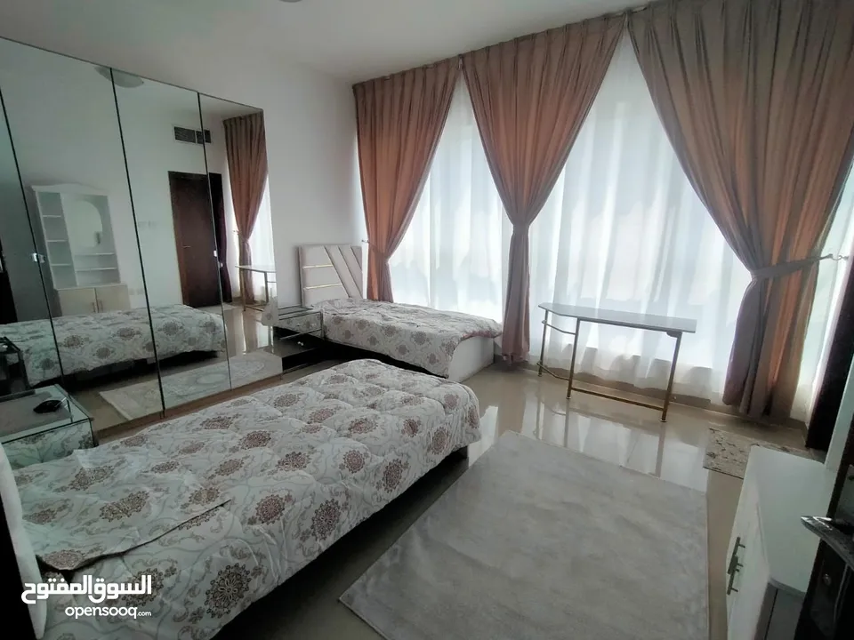 Two rooms and a hall vip غرفتين وصاله مفروشه بالكامل موقع مميز جدا