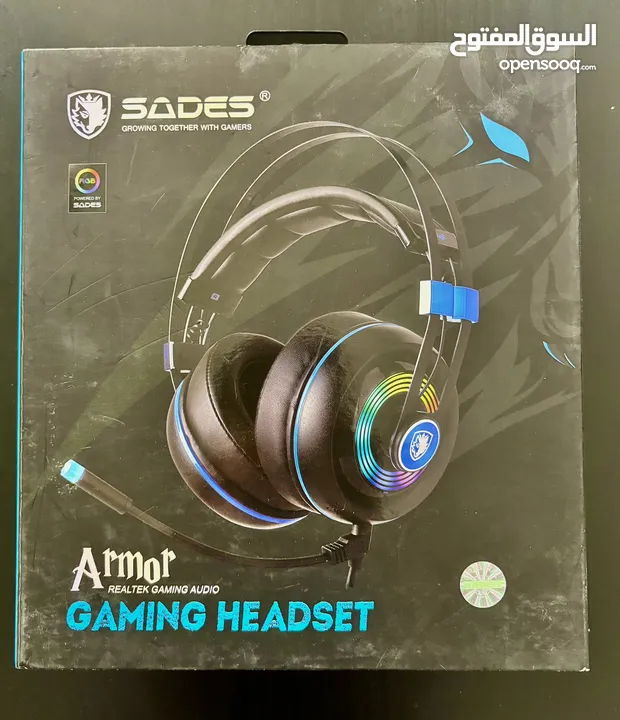 Sades Armor RGB Wired Gaming Headset