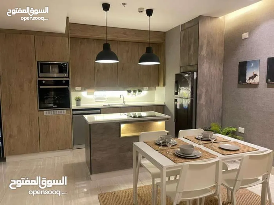 شقة مفروشة بتصميم عصري أرقى مناطق عبدون اعلان رقم (O410)