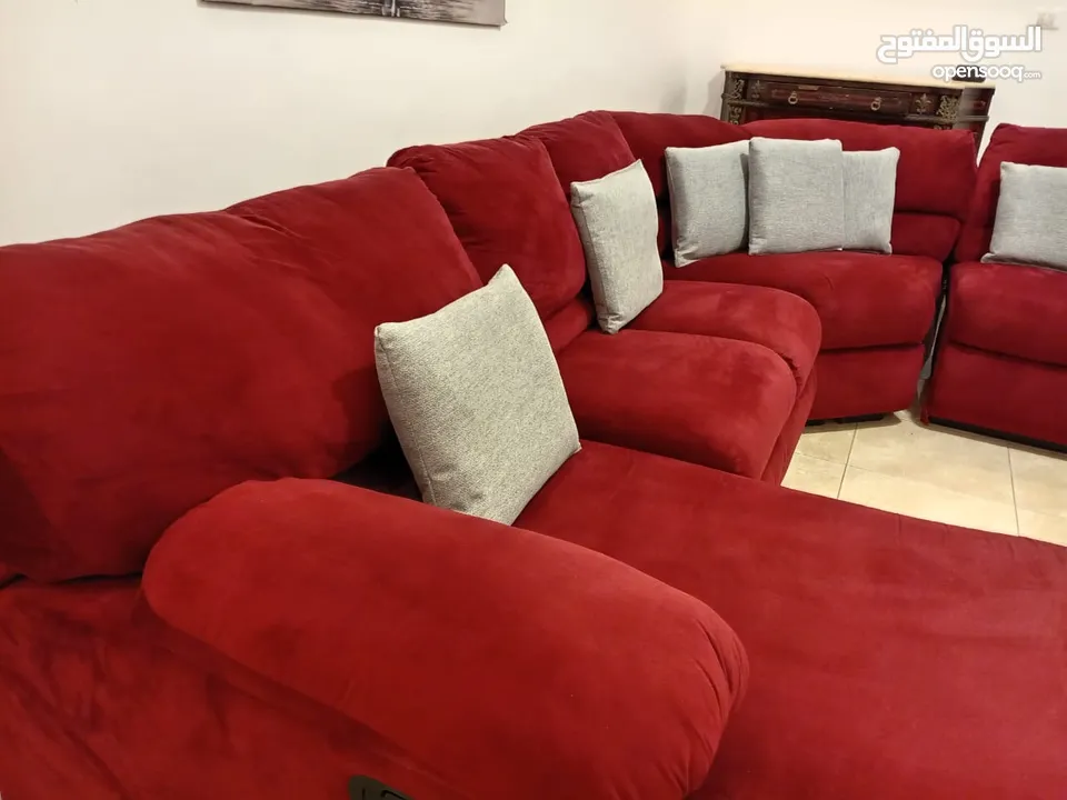 كورنر امريكي مستورد  ريكلاينر  حرف U فاااخر  جدا