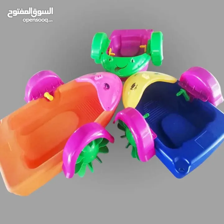 قوارب مائية مع بدالات تجديف بلاستيك فاخر ضد الكسر.