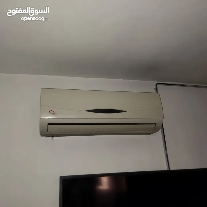 مكيف هوم ماستر 1طن بحالة جيدة جدا.