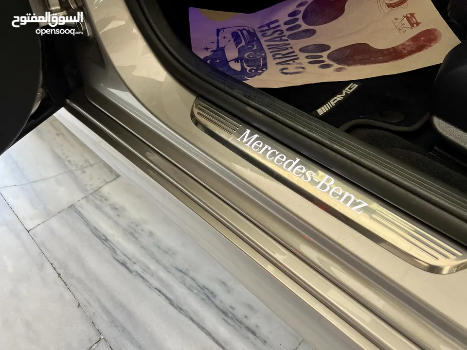 مرسيدس E350 AMG ذهبي 2022 اعلى مواصفات بحالة الزيرو مميزة جدا جمرك جديد