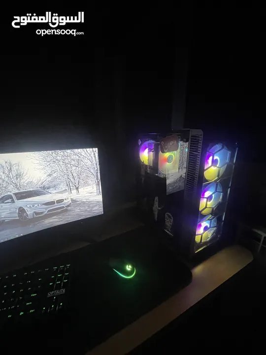 كمبيوتر العاب gaming computer قوي وبحالة الوكالة ممتاز جدا