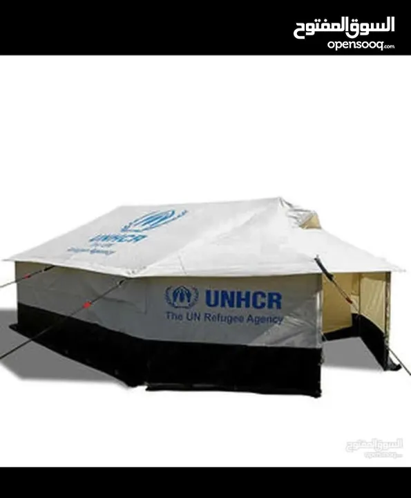 خيمة UNCHR جديدة لم تستخدم بعد