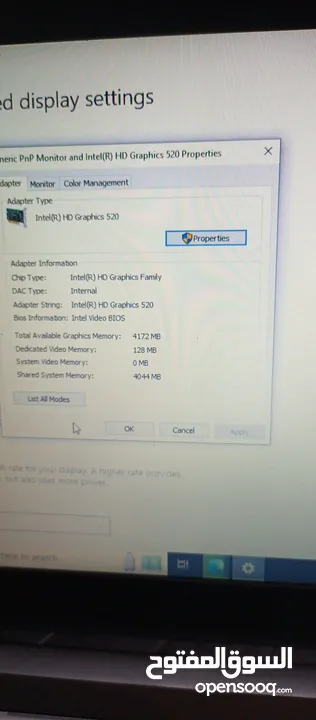 لاب توب hp الجيل السادس مستعمل بحالة الوكالة