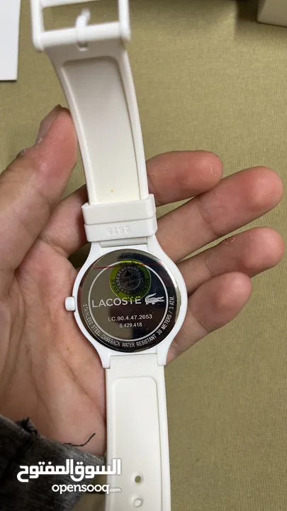 Lacoste watch / never used / still in box with paper