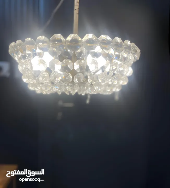 للبيع – ثريا نمساوية أنتيكا فاخرة من الكريستال الأصلي