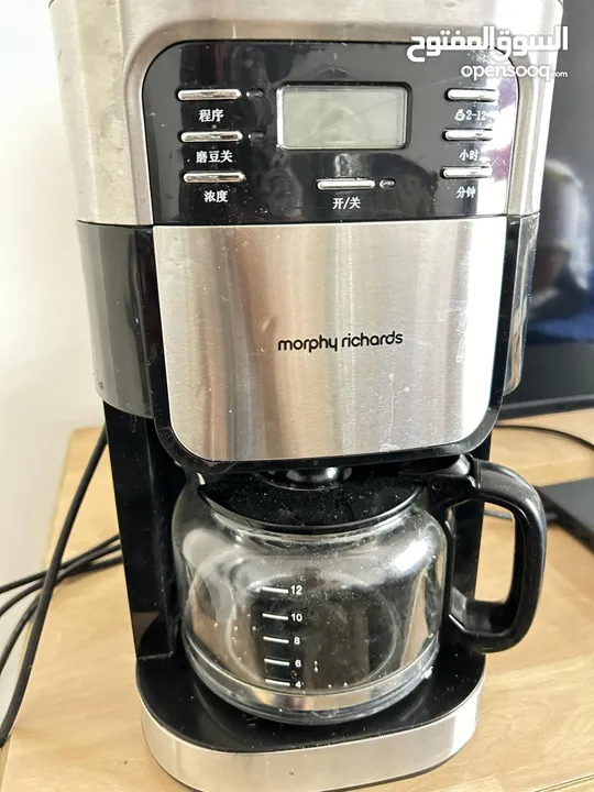ماكينة صنع قهوة في حالة جيدة