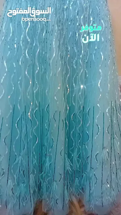 فستان سهرة فاخر قصير مشكوك كرستالات