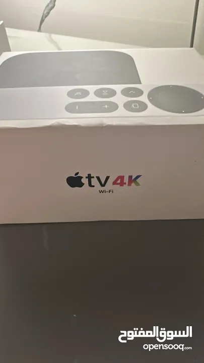 tv box apple  ذاكرة 64 جديد مستخدم  سعرة 200ساعة فقط اخر اصدار