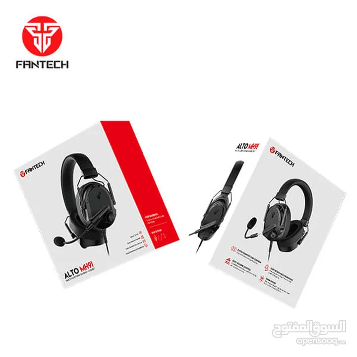 FANTECH ALTO MH91 MULTI-PLATFORM GAMING HEADSET سماعات فانتيك جيمنج جديدة مايك احترافي وصوت نقي جدا