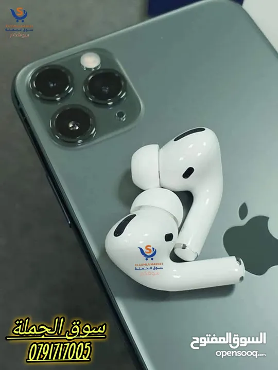 النسخة الأمريكى سيريال على العلبة ونفس السيرل محفور على البوكس و كل فردة من السماعاتAirpods pro2 USA