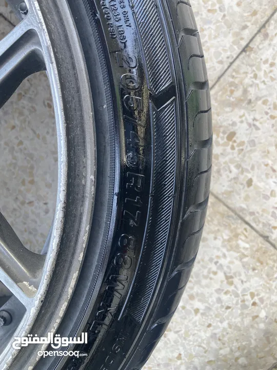 طقم جنط  فيزو مع كوشوك وكاله  للبيع