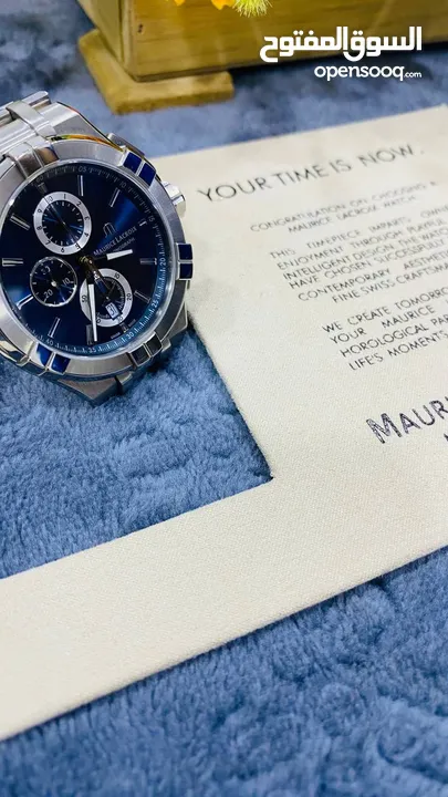 #Maurice_Lacroix SWISS MADE   موريس لاكروا.. البراند السويسري الفاخر حجم 44 كرونو قراف