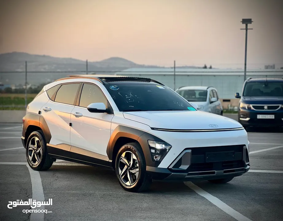 هونداي كونا  هايبرد (بنزين+كهرباء )  الشكل الجديد  فل الفل مميز بدون فتحة 2023/