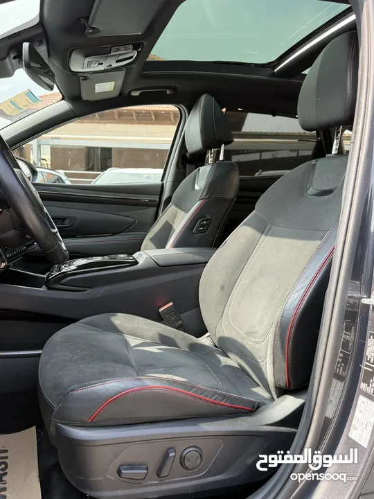 هونداي توسان NLine ترخيص 2022 محرك 1600 هايبرد plug in/يقطع على الشحنه 65 كيلو متر 271 حصان