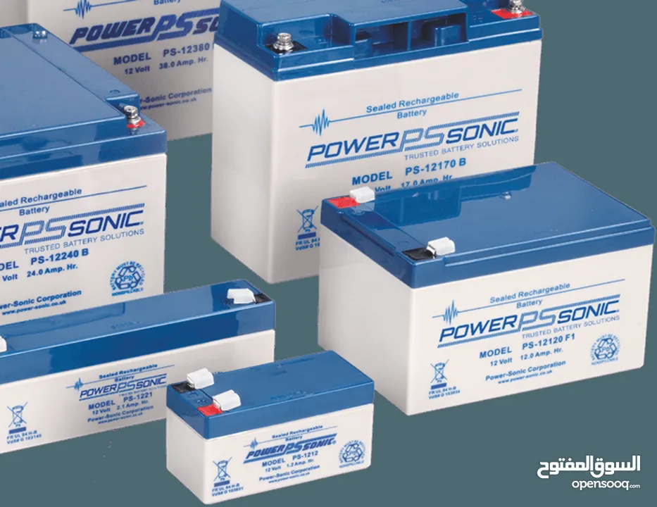 بطاريات قابلة لاعاده الشحن RECHARGEABLE BATTERY  (6 فولت و 12 فولت )