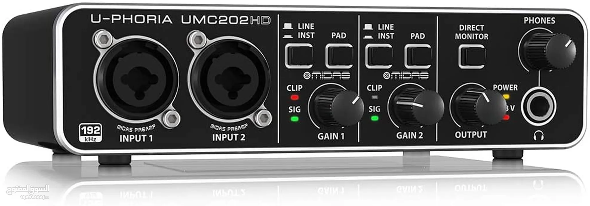 كرت صوت Behringer UMC202HD USB Audio Interface