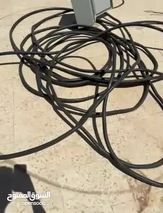 كيبل كهرباء 3 فاز الامنيوم - بالاضافه كيبل نحاس -