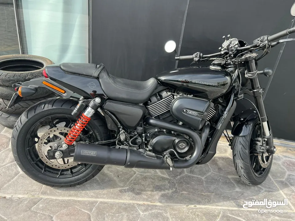 harley street rod 750 with vance and hines exhaust