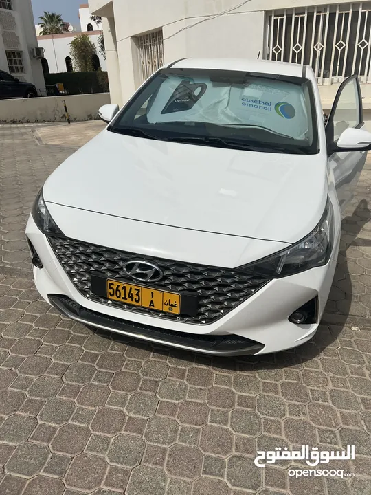Hyundai Accent 2022 1.6 liter Oman Car 54k KM