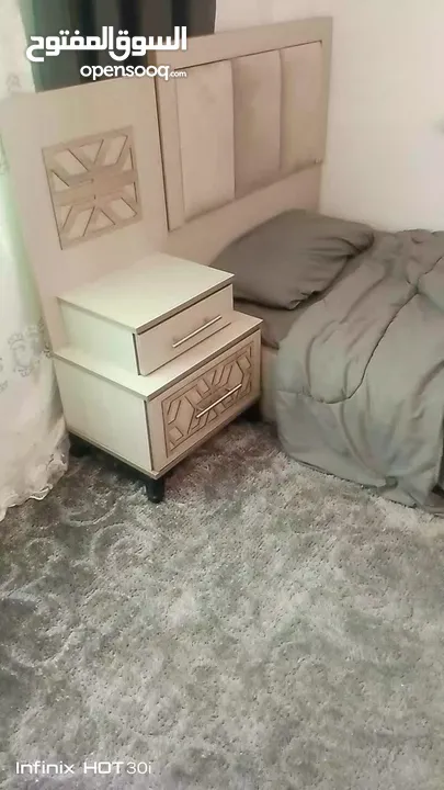 غرفه نوم كامله تخت مفرد