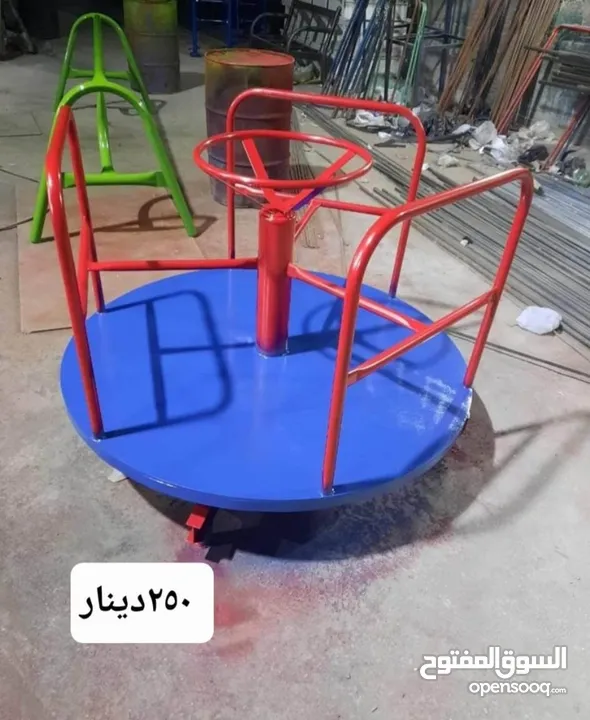 مرجيحة حديد جنازير ثنائية مع كرسي طفل   . العاب مزارع وشاليهات مراجيح وسحاسيل متوفرخدمة التوصيل