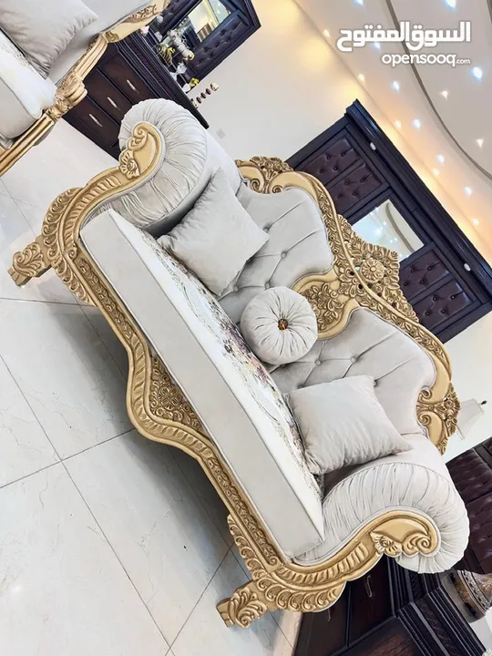 عروووووض طقم كنب مصري دمياطي 9مقاعد خشب زان تفصيل ومتوفر 14 مقعد